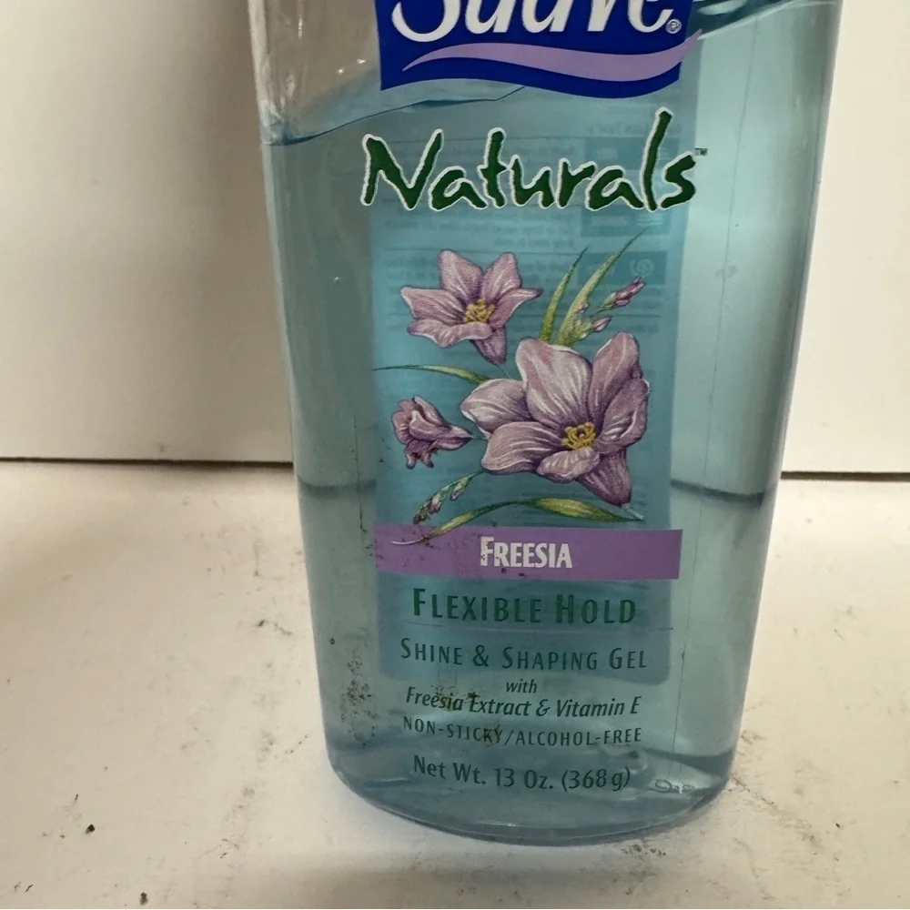 Suave Naturals Freesia Flexible Hold Gel Vitamin E Vintage HTF
